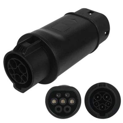 Abbildung von AOHEWEI Typ 1 auf 2 EV Ladeadapter, 240 V 32 A SAE J1772 IEC62196 Autoladekabel Adapter, Ladekabel oder Ladegerät Elektrofahrzeug Konverter