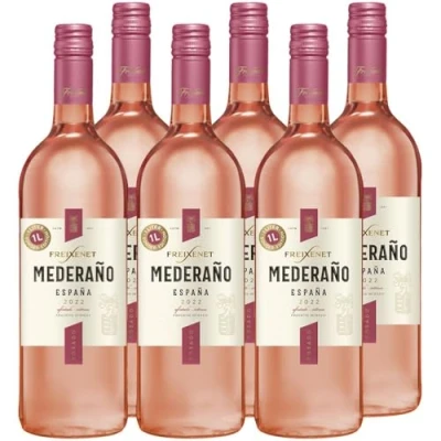 Abbildung von Freixenet Mederaño Rosado Roséwein Halbtrocken (6 x 1 l)
