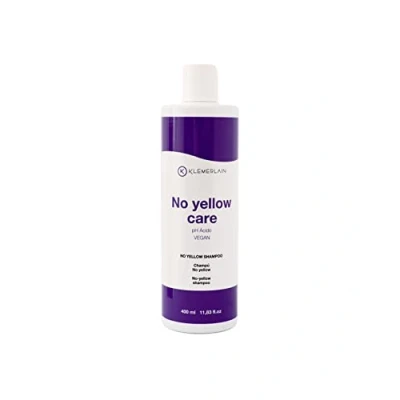 Abbildung von Klemerlain Anti Yellow Shampoo with Purple Pigments Sulfate Free Silver for Bleached, Grey, Blonde and Highlights 400ml