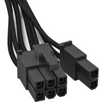 Abbildung von BeQuiet Computer, Strom Kabel [1x ATX Stecker 8pol. (6+2) 1x 12 PIN Stromkabel, (0.60 cm)