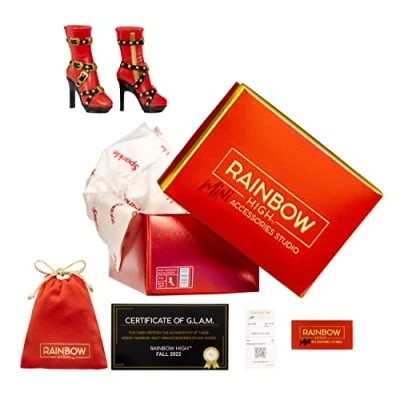 Abbildung von Rainbow High Mini Accessories Studio Schuhe Inklusive 25+ End Mystery Surprise Fashion Accessoires Mix &amp; Match Fun Für Modepuppen Kinder und Sammler ab 6 Jahren