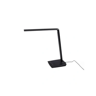 Abbildung von Lindby LED Schreibtischlampe Kuno, schwarz, USB, Touchdimmer