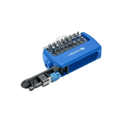 Abbildung von Hogert Technik HT1S401 Schrauberbit Satz Kunststoffkassette 17