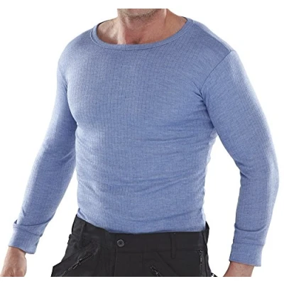 Abbildung von Langarm Thermo Weste Blau M