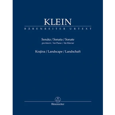 Abbildung von Sonate für Klavier / Landschaft. Spielpartitur, Urtextausgabe. BÄRENREITER URTEXT