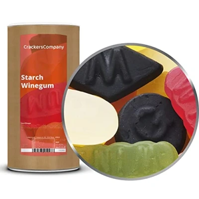 Abbildung von 2 x 1,05kg Stärke Weingummi, vegetarisch, vegan, glutenfrei, laktosefrei