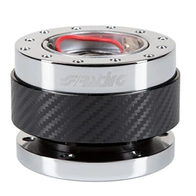 Abbildung von Simoni Racing Quick Release Lenkradnabe Karbon/Chrom Länge 55mm