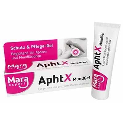 Abbildung von MARA EXPERT Zahnfleisch Entzündung Gel gegen Aphten, Entzündungen, Wunden, Reizungen, Druckstellen Zahngel bei Aphten im Mund Mittel &amp; Zahnfleischentzündung