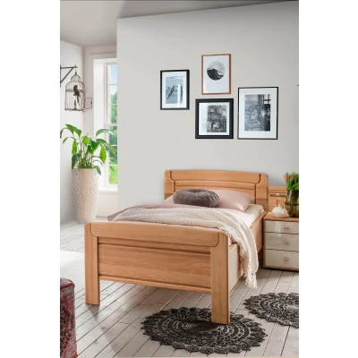 Abbildung von WIEMANN Holzbett &quot;Kiruna, schöner Landhausstil, Made in Germany&quot;, 4 fache Liegenhöhenverstellung, vielen Breiten erhältlich