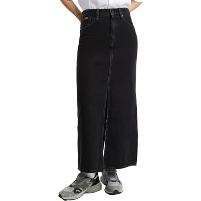 Abbildung von G STAR Viktoria Maxirock, Damen, Größe: 32, Worn in black obsidian