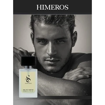 Abbildung von HIMEROS von SANGADO, Parfüm für Herren, 8 10 Stunden Langanhaltend, Luxuriös duftend, Aromatisch Fougere, Zarte französische Essenszen, Extra konzentriert (Eau de Parfum), Verführerisch, 50ml