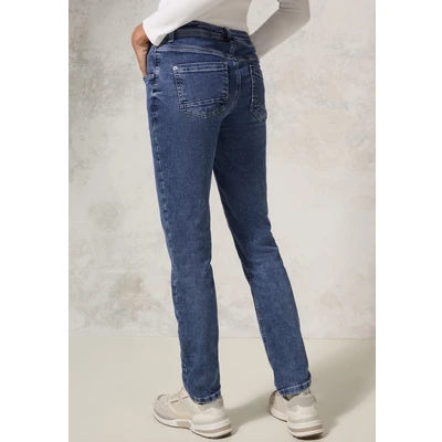 Abbildung von Cecil Casual FIT Jeans Slim Fit, Damen, Größe: 28x32, Blau