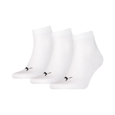Abbildung von PUMA Plain 3P Quarter Socke, Weiß (White), 35 38, 3er Pack