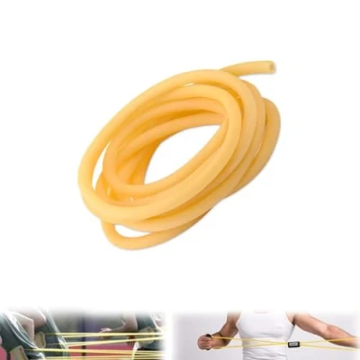Abbildung von SKYPRO 3 m langer Naturlatexschlauch, chirurgisches Band, Gummischlauch, ID 6 mm, Außendurchmesser 9 mm