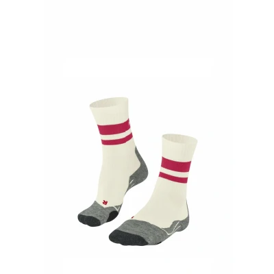 Abbildung von FALKE Damen Wandersocken TK2 Explore W So Wolle Funktionsmaterial antiblasen dick 1 Paar, Weiß Woolwhite 2060, 37 38