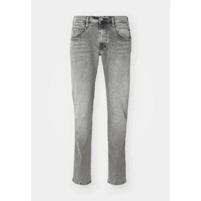 Abbildung von Replay Herren Jeans Anbass Slim Fit Hyperflex mit Stretch, Grau (Medium Grey 096 1), 36W / 32L