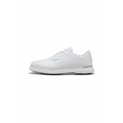 Abbildung von Puma Royale Golfschuhe Herren Mit Plain White/Slate Sky/Ash Gray Größe: 40.5