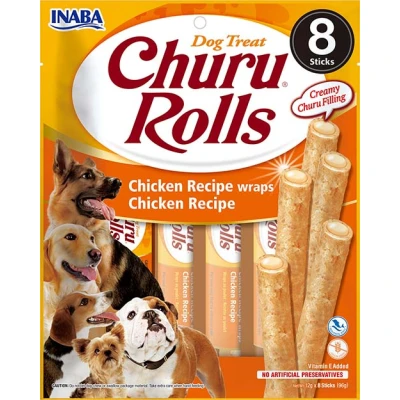 Abbildung von Inaba Churu Rolls Hundesnacks Huhn