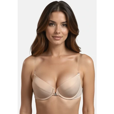 Abbildung von Vivisence Strapless trägerloser/variabler BH, Damen, Größe: 80C, Beige