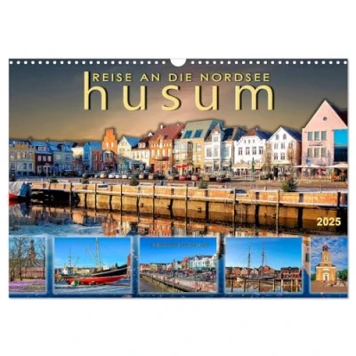 Abbildung von Reise an die Nordsee Husum (Wandkalender 2025 DIN A3 quer), CALVENDO Monatskalender
