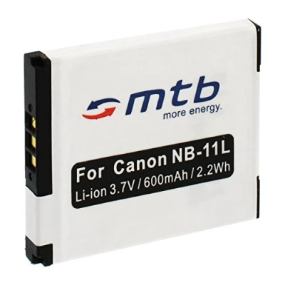 Abbildung von Ersatz Akku NB 11L für Canon IXUS 125 HS, 175, 180, 240 285 HS… / PowerShot SX420, SX430 is… A3400 is, A4000 … weitere Modelle Siehe Liste!