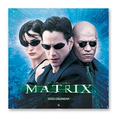 Abbildung von Grupo Erik Matrix Kalender 2022 Wandkalender Groß für 12 Monate mit Geschenk Poster, CP22080, Blau