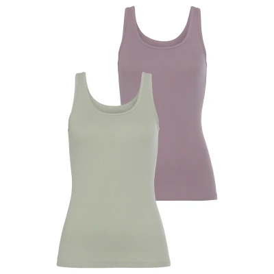 Abbildung von Vivance 2 PACK Unterhemd/shirt, Damen, Größe: 32/34, Rose creme