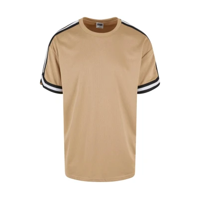 Abbildung von Urban Classics Stripes TEE Tshirt print, Herren, Größe: Small, Unionbeige