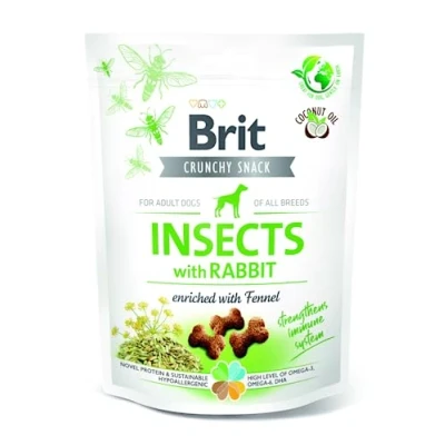 Abbildung von Brit Care Dog Crunchy Crack. Insec. Rabbit Fennel 200g