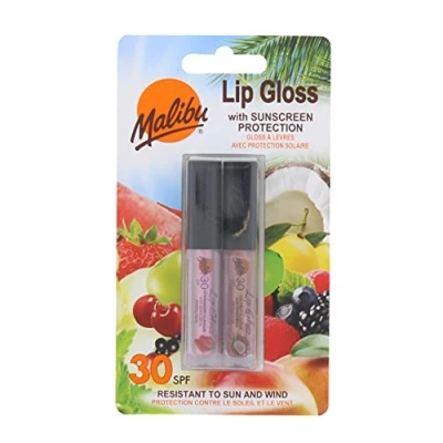 Abbildung von Malibu Lipgloss Duo With Sunscreen Protection Coconut &amp; Strawberry