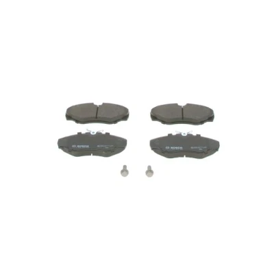 Abbildung von BOSCH 0 986 424 531 Bremsbelagsatz Low Metallic mit Anti Quietsch Blech, Schrauben Zubehör RENAULT: ESPACE 3, Avantime