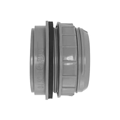 Abbildung von Airfit GmbH &amp; Co. KG Ablaufrohr Anschraub Muffe DN 110 Rohranschluss KS grau, 50110AM