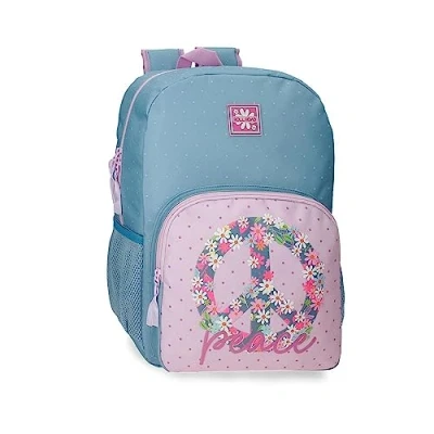 Abbildung von ROLL ROAD Peace Rucksack, mehrfarbig, 31 x 42 13 cm, Polyester, 15,6 l, bunt, Talla única, Tagesrucksa