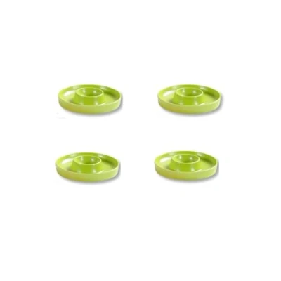 Abbildung von Kesper Eierbecher, 4er Pack, Material: ø 10 x H 2 cm, Melamin, Maße: Farbe: Grün Der ideale Frühstücksbegleiter