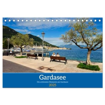 Abbildung von Gardasee Die schönsten Momente am (Tischkalender 2025 DIN A5 quer), CALVENDO Monatskalender