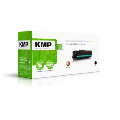 Abbildung von KMP Tonerkartusche passend für HP 12A Black (Q2612A) XXL H T117 Laserjet 1010 1012 1015 1018 1020 1022 3015 3020 3030 3050 3052 3055 M... etc.