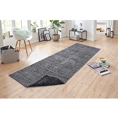 Abbildung von NORTHRUGS Teppich &quot;BIRI Wendeteppich&quot;, rechteckig, In &amp; Outdoor, Wetterfest, Balkon, Garten, Wohnzimmer, Wasserfest, Boho