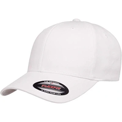 Abbildung von Flexfit Herren Cotton Twill Fitted Cap Baseballkappe, Weiss/opulenter Garten, L/XL