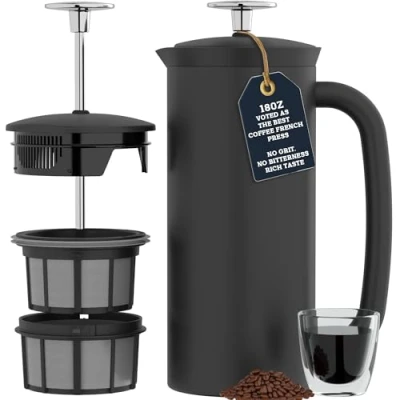 Abbildung von Espro P7 French Press Coffee Maker Matt Schwarz, 530ml, 1 von FROG.coffee