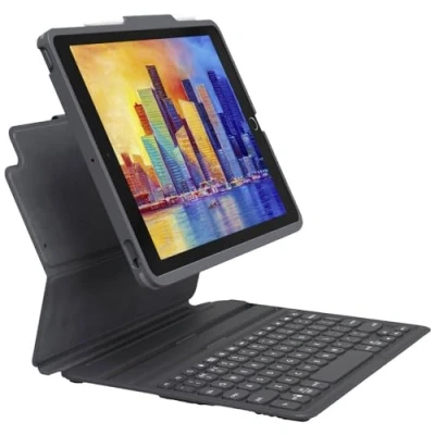 Abbildung von ZAGG Pro Keys Tastatur &amp; Hülle Apple iPad 10,2 Zoll (Deutsch), 103407137, Schwarz