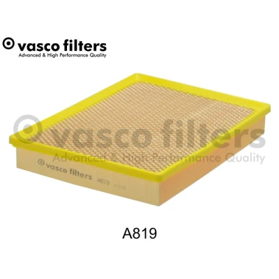 Abbildung von DAVID VASCO A819 Luftfilter 50 252 327 rechteckig Filtereinsatz mit integriertem Gitter OPEL: Vectra C Caravan, CC, Limousine