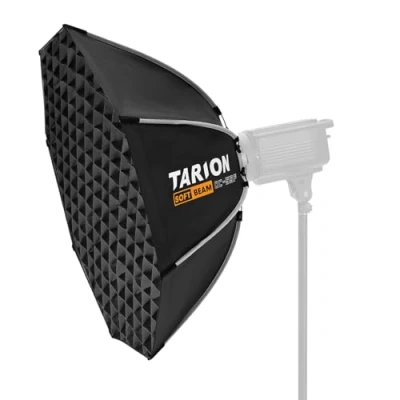 Abbildung von TARION Fotografie Softbox mit Bowens Halterung: 55cm Faltbare Quick Release Softboxen Glitter achteckige Soft Box für Studio Photography Video Blitz Licht SOFTBEAM(OC 55F)