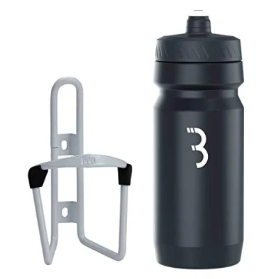 Abbildung von BBB Cycling Flaschenhalter Fahrrad Combo Fueltank Wasserflasche BBC 03C, Weiss / Schwarz Weiss, 550 ml