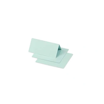 Abbildung von Clairefontaine 75033C Packung mit 25 Tischaufsteller Pollen, 85x80 mm, gefaltet, Jadegrün