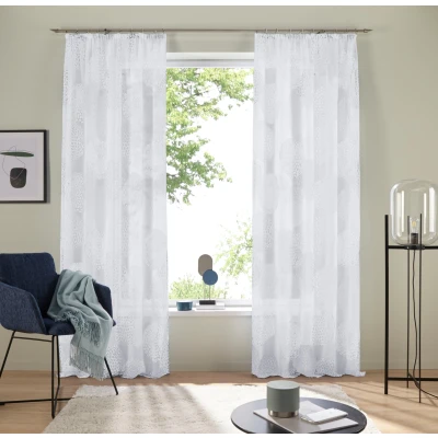 Abbildung von my home Gardine &quot;Belem&quot;, (2 St.), transparent, Polyester, gewebt, unifarben