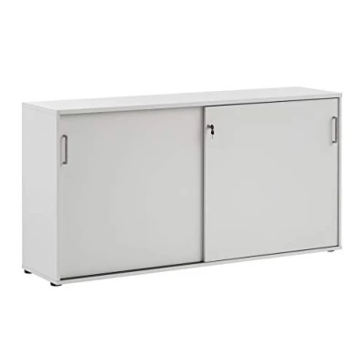 Abbildung von Schildmeyer Aktenschrank &quot;Serie 1500&quot;, abschließbare Kommode, Maße B160,2 x T41 H84,2 cm, Made in Germany