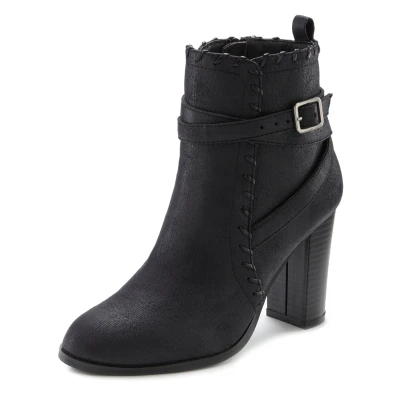 Abbildung von Lascana High Heel Stiefelette, Damen, Größe: 35, Schwarz Schuhe