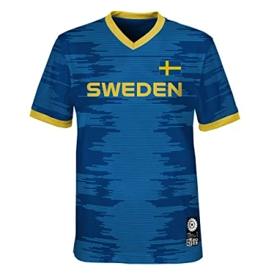 Abbildung von FIFA Offizielles Trikot der Frauenfussball Weltmeisterschaft 2023, Schweden, Blau, 7 Jahre