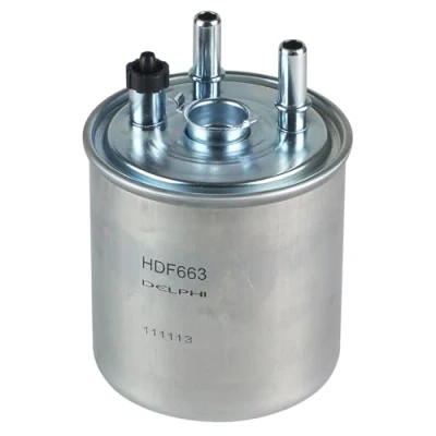 Abbildung von DELPHI HDF663 Kraftstofffilter mit Schnellkupplung RENAULT: LAGUNA 3 Grandtour, Kangoo II Express, / Grand
