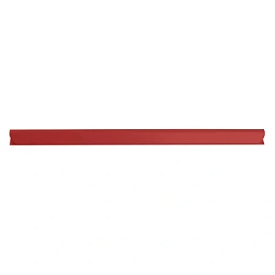 Abbildung von DONAU Universal Klemmschienen / 10 Stück/Klemmschiene DIN A4/ 6mm für circa 60 Blatt/Klemmleiste Sichtschutzstreifen/Befestigungs clips/PVC Kunststoff/Rot
